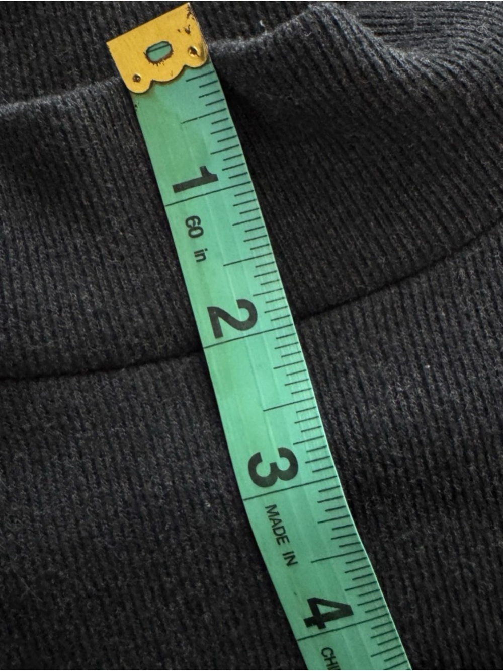 Madewell (Re)sourced Plush Mockneck Puff-Sleeve Top Sz L - Picture 7 of 8